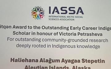 Dr. Haliehana Stepetin receives Nmitqǝn Award for Outstanding Early Career Indigenous Scholar