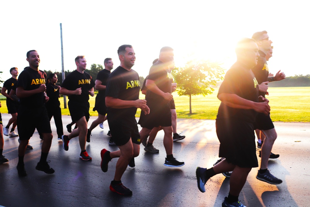Installation Run brings together Soldiers from across Fort McCoy to build esprit de corps