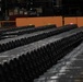 Projectile Cartridge Cases Queued for the Next Step in the Projectile Case Production Process at Scranton Army Ammunition Plant