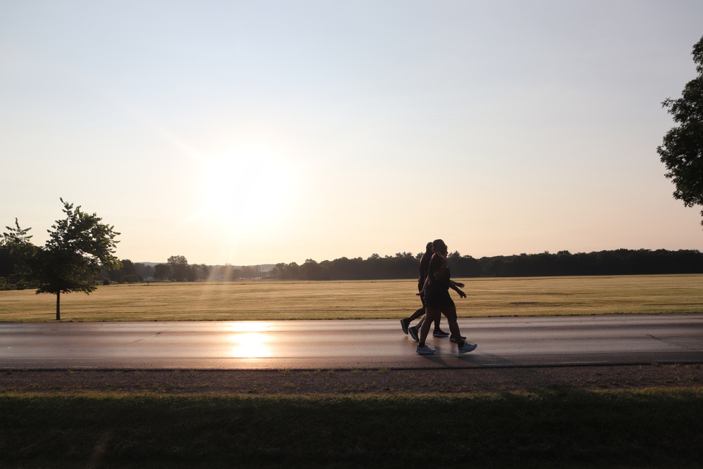 Installation Run brings together Soldiers from across Fort McCoy to build esprit de corps