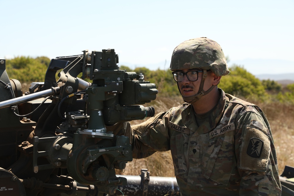 79th IBCT Field Artillery Training