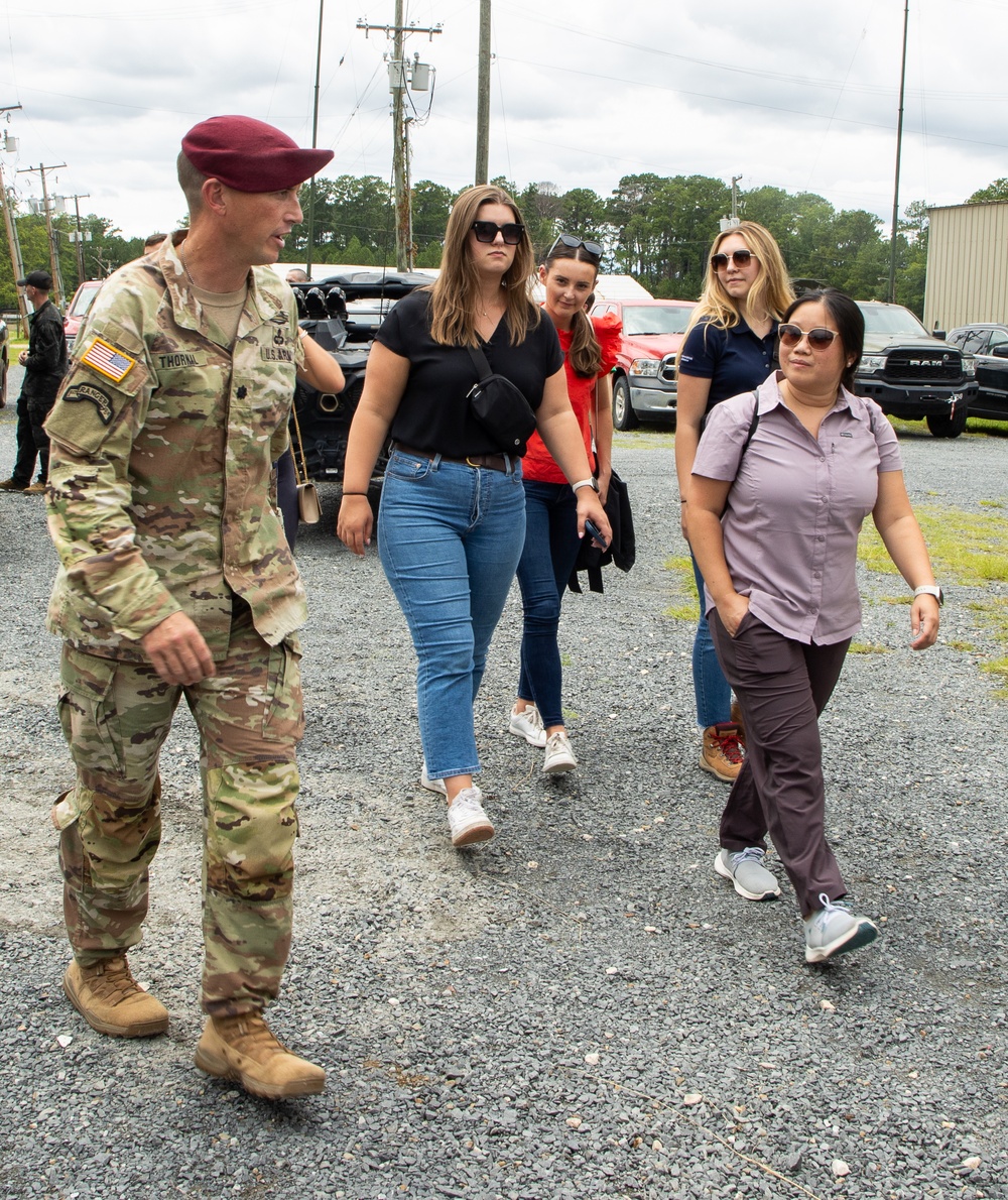 Staff delegates visit Fort Johnson, observe readiness