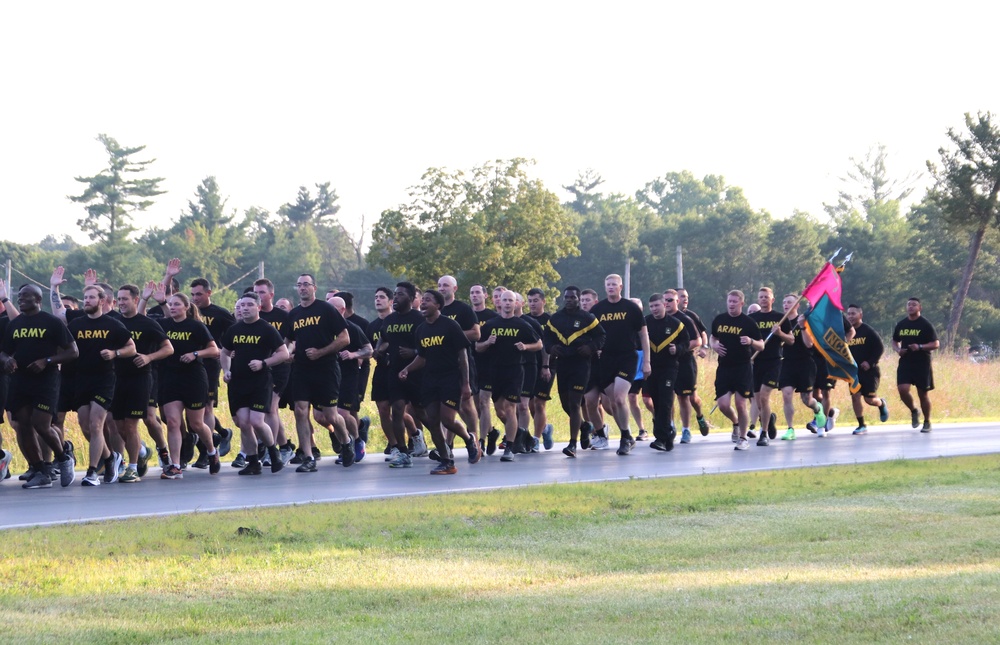 Installation Run brings together Soldiers from across Fort McCoy to build esprit de corps