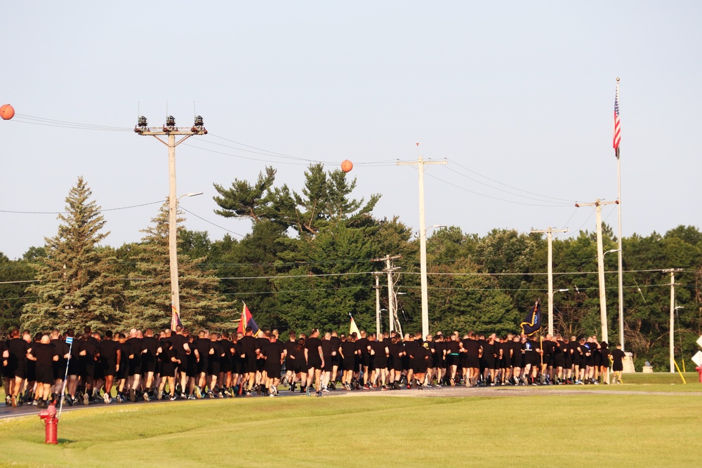 Installation Run brings together Soldiers from across Fort McCoy to build esprit de corps