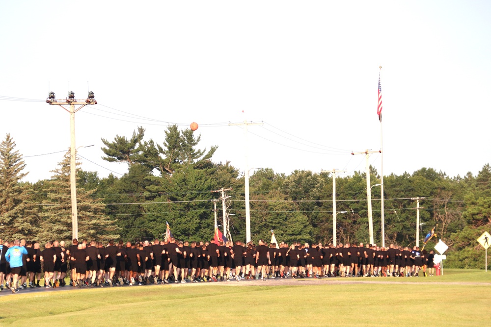 Installation Run brings together Soldiers from across Fort McCoy to build esprit de corps