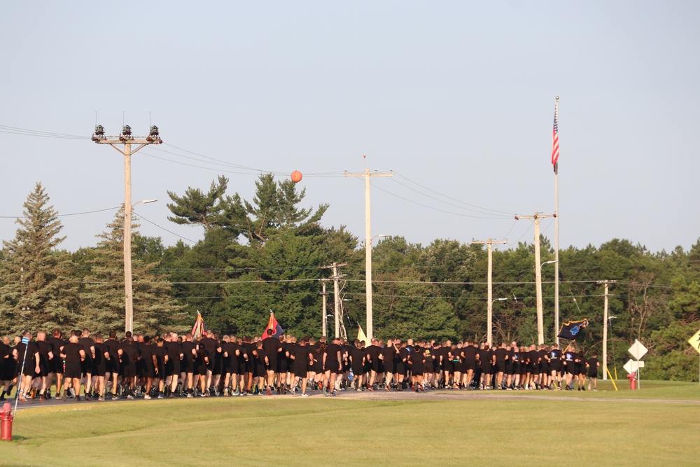 Installation Run brings together Soldiers from across Fort McCoy to build esprit de corps