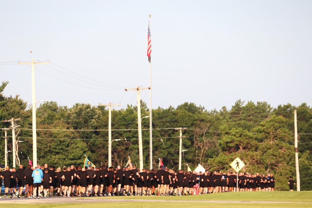 Installation Run brings together Soldiers from across Fort McCoy to build esprit de corps