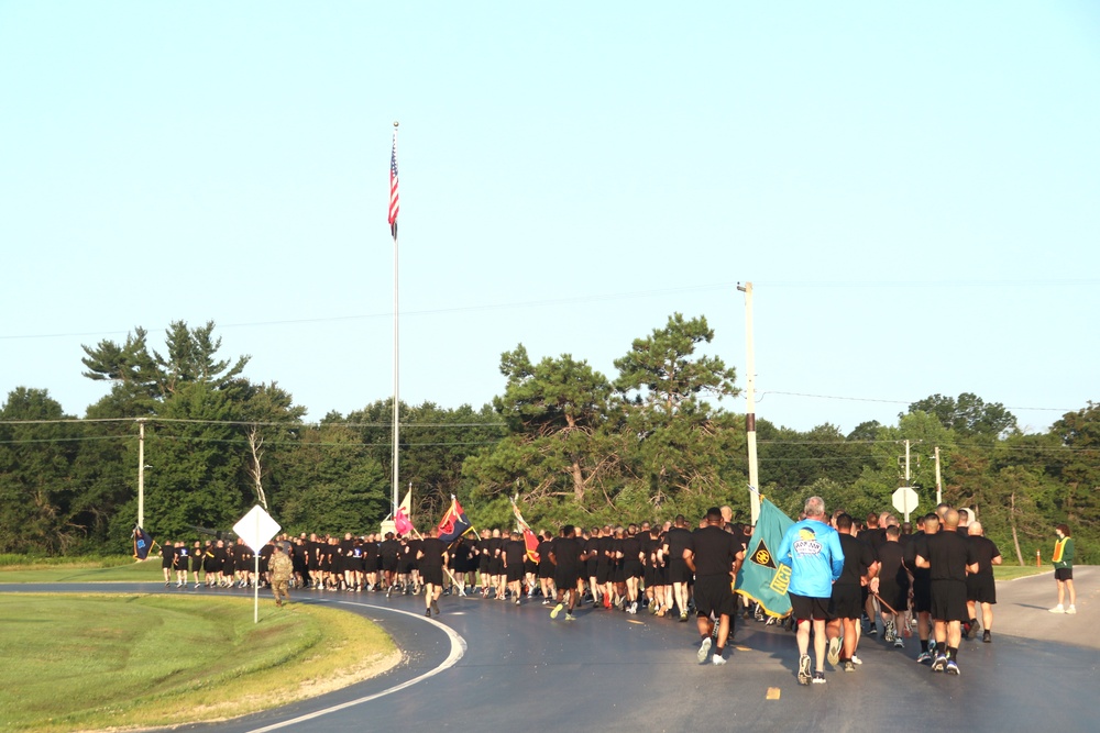 Installation Run brings together Soldiers from across Fort McCoy to build esprit de corps