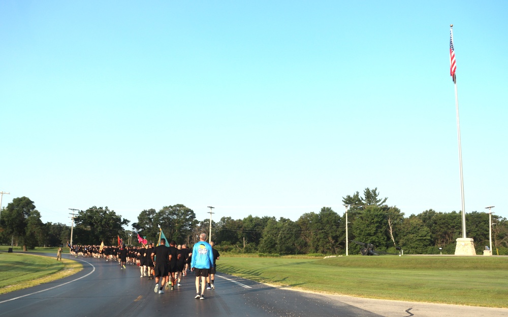 Installation Run brings together Soldiers from across Fort McCoy to build esprit de corps