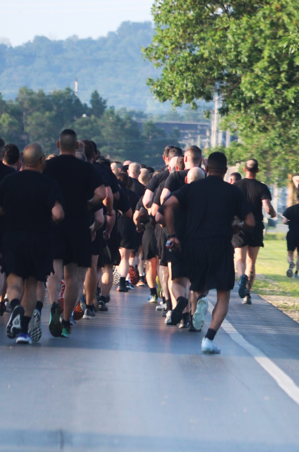 Installation Run brings together Soldiers from across Fort McCoy to build esprit de corps