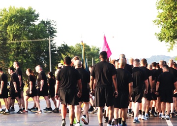Installation Run brings together Soldiers from across Fort McCoy to build esprit de corps