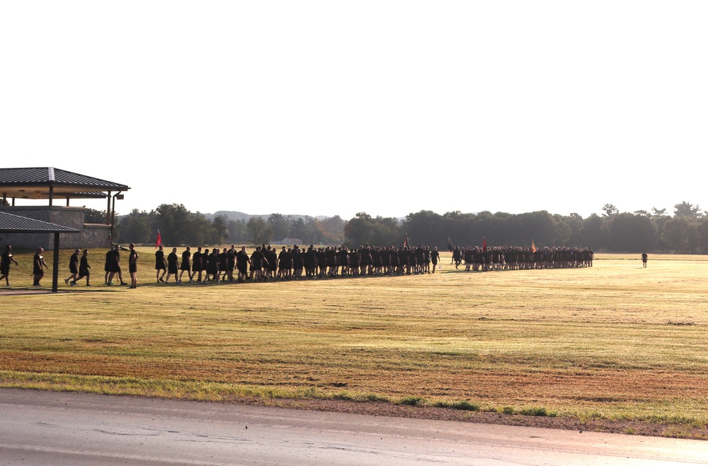 Installation Run brings together Soldiers from across Fort McCoy to build esprit de corps