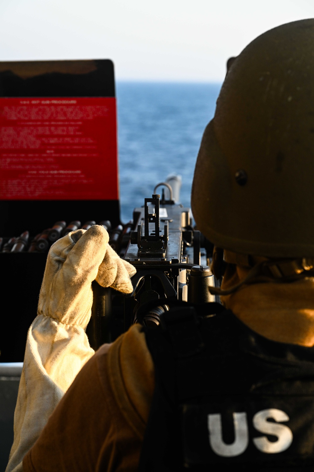 USS Theodore Roosevelt Conducts Gun Quarters