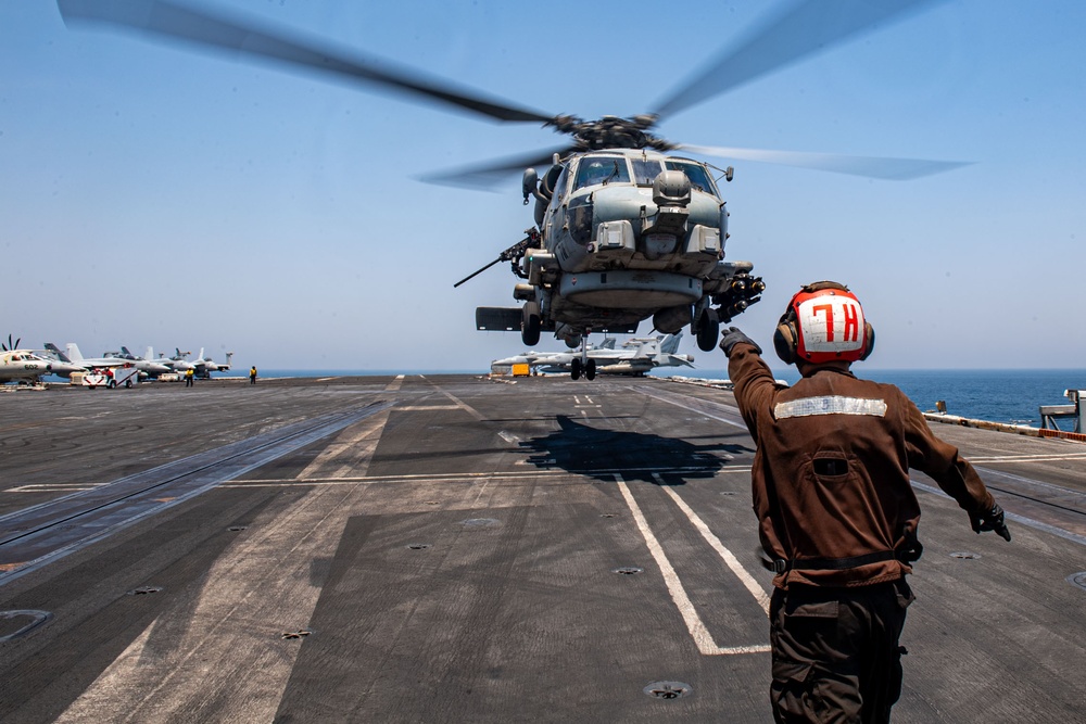 USS Theodore Roosevelt Conducts Flight Operations