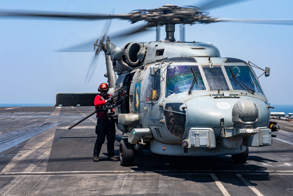 USS Theodore Roosevelt Conducts Flight Operations