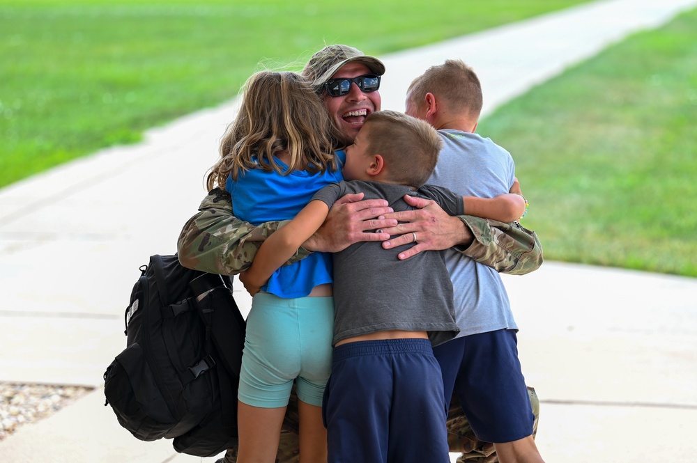 155th Air Refueling Wing Airmen return from deployment