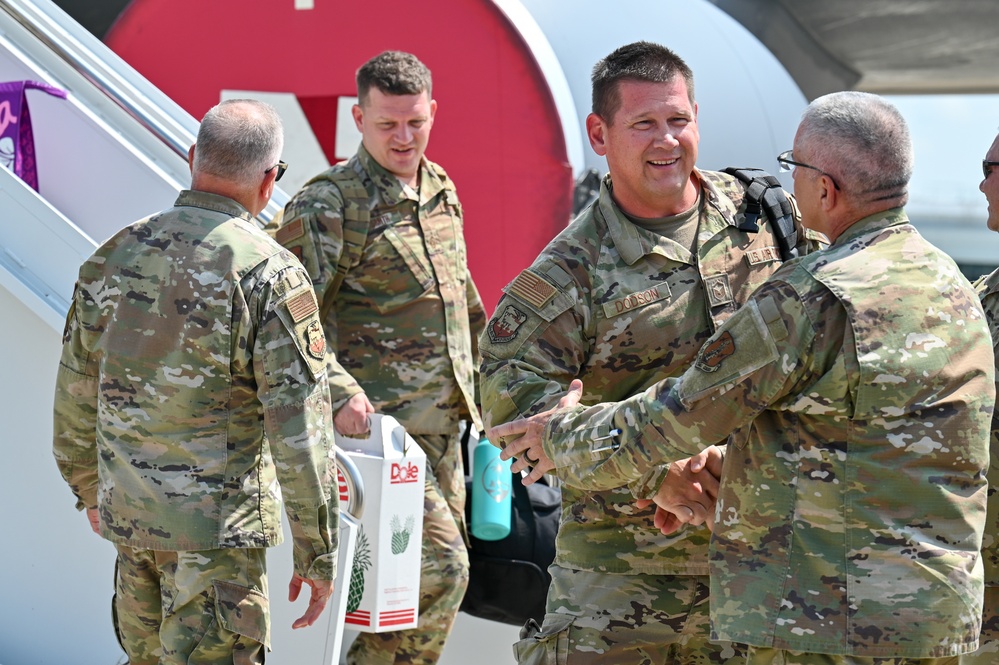 155th Air Refueling Wing Airmen return from deployment