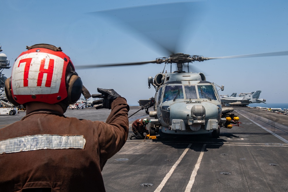 USS Theodore Roosevelt Conducts Flight Operations