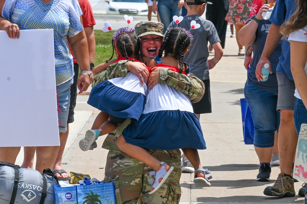 155th Air Refueling Wing Airmen return from deployment