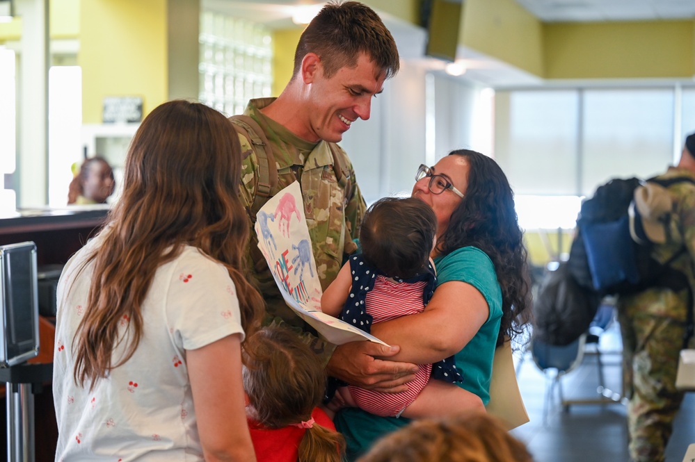 155th Air Refueling Wing Airmen return from deployment