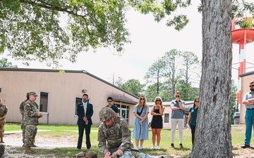 Staff delegates visit Fort Johnson, observe readiness