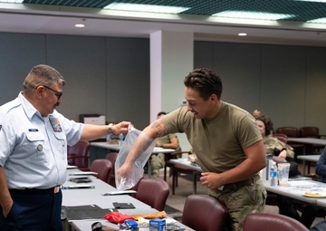 Team Kirtland prepares personal emergency bags