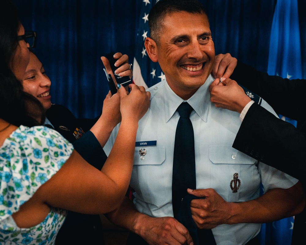 Col. Raymundo Vann's Promotion Ceremony