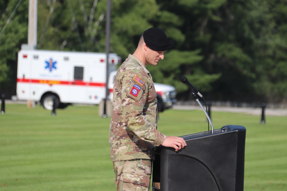 New commander takes charge of Fort McCoy Garrison following 2024 change-of-command ceremony