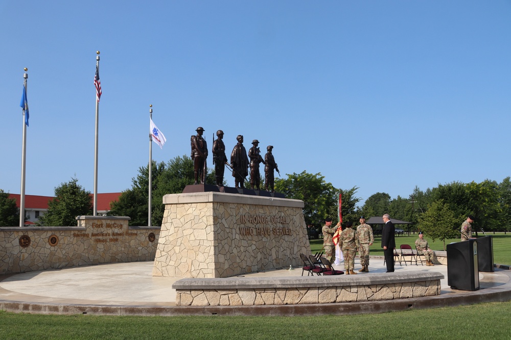 New commander takes charge of Fort McCoy Garrison following 2024 change-of-command ceremony