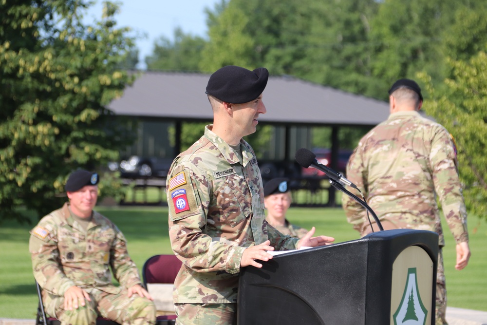 New commander takes charge of Fort McCoy Garrison following 2024 change-of-command ceremony