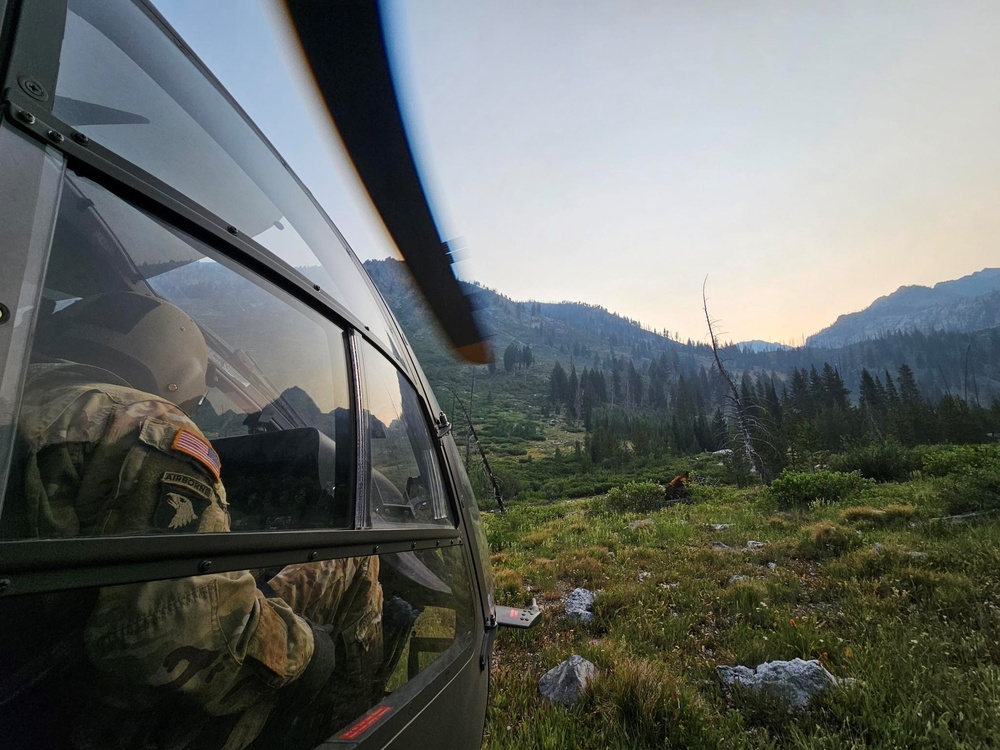 Idaho Army National Guard Soldiers rescue third injured hiker in July