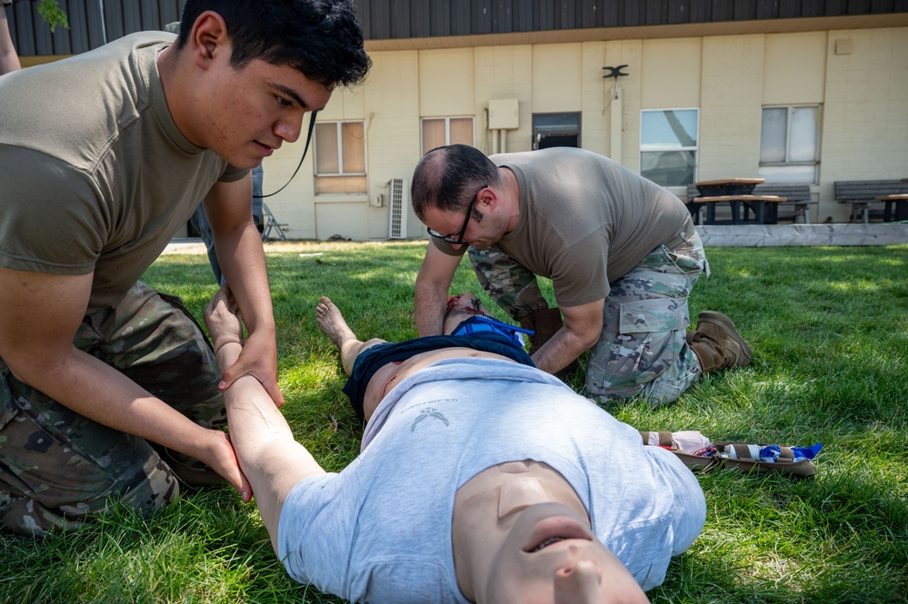 366 Fighter Wing participates in TCCC training