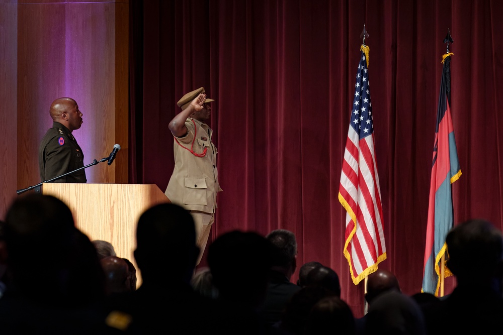 Operation Tar Heel Welcome Flag Exchange