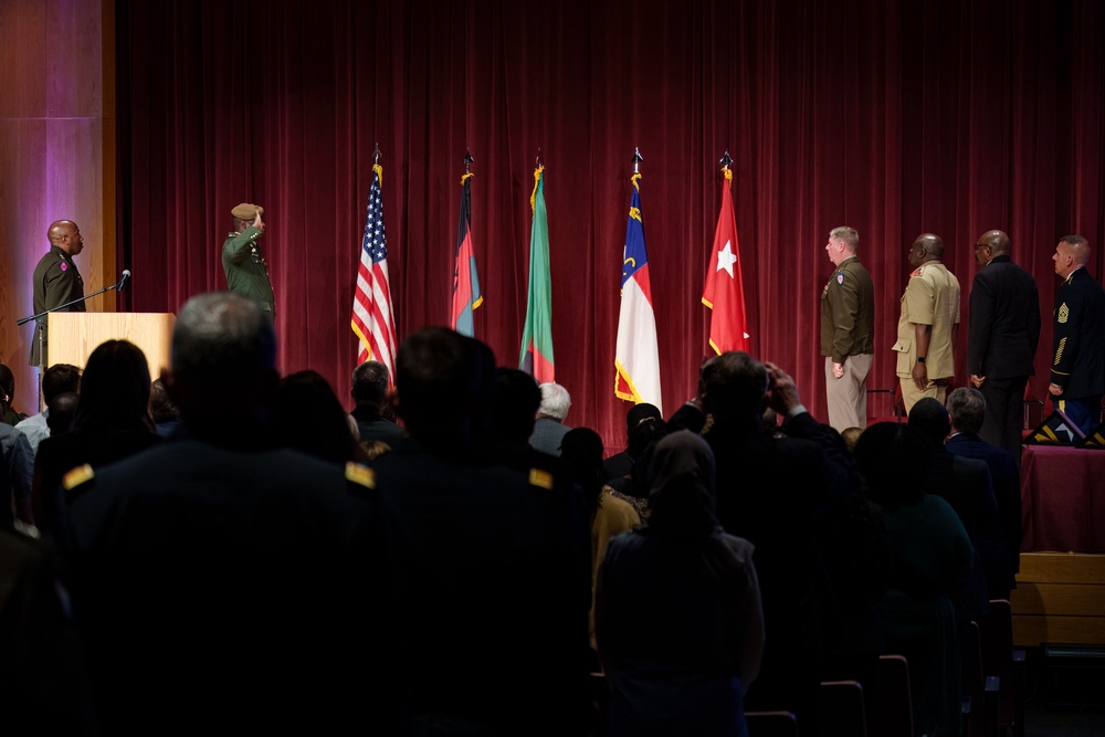 Operation Tar Heel Welcome Flag Exchange