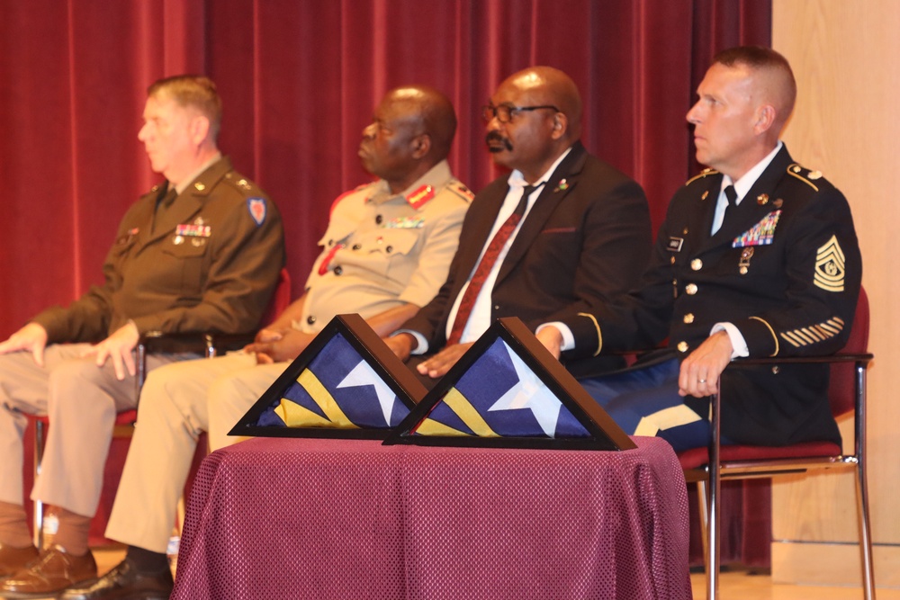 Operation Tar Heel Welcome Flag Exchange