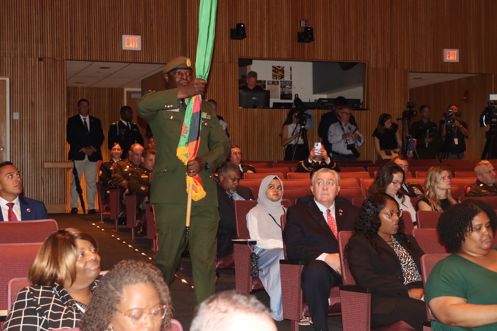 Operation Tar Heel Welcome Flag Exchange