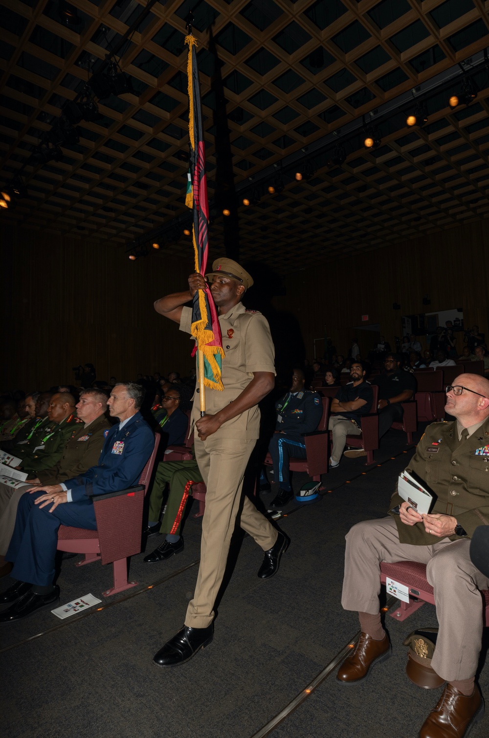 Operation Tar Heel Welcome Flag Exchange