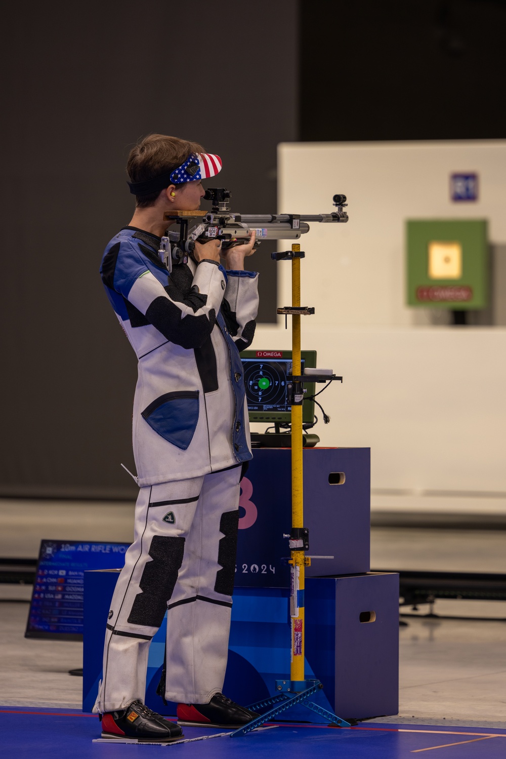 Sgt Sagen Maddalena takes fourth in women's 10-meter Air Rifle finals
