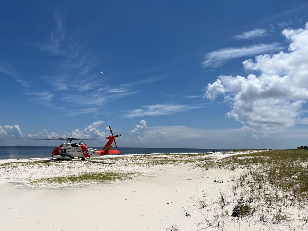 Coast Guard rescues 2 boaters near Horn Island, Mississippi