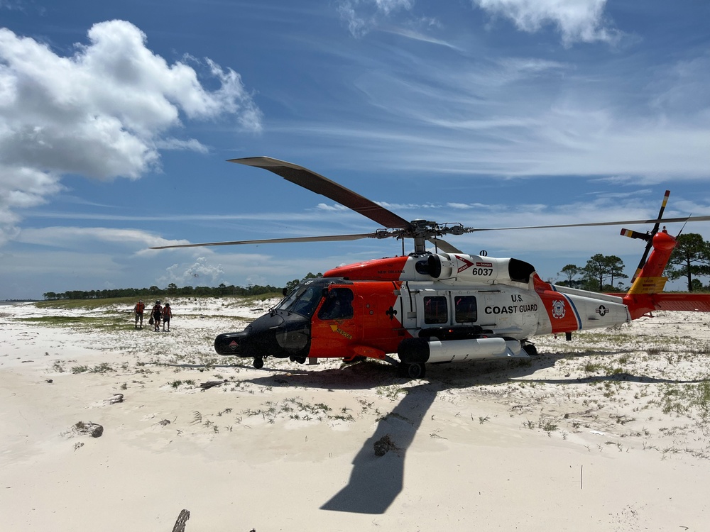 Coast Guard rescues 2 boaters near Horn Island, Mississippi