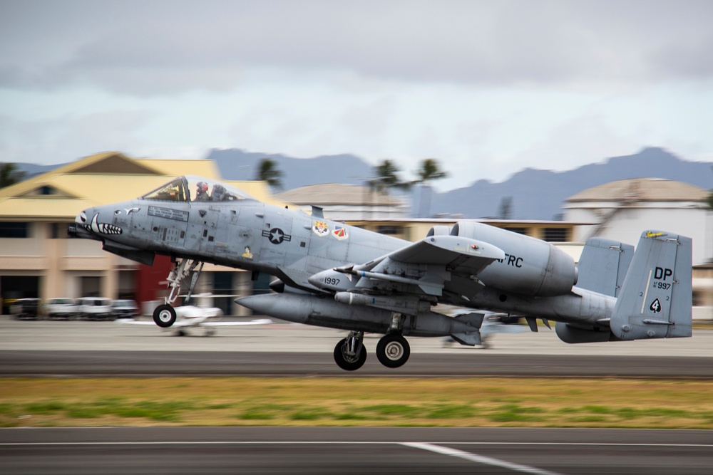 924th Fighter Group A-10 Thunderbolt II Takes Off for RIMPAC 2024