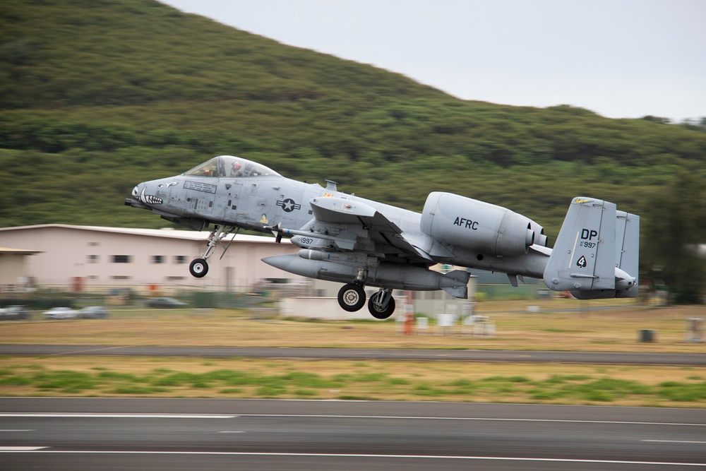 924th Fighter Group A-10 Thunderbolt II Takes Off for RIMPAC 2024