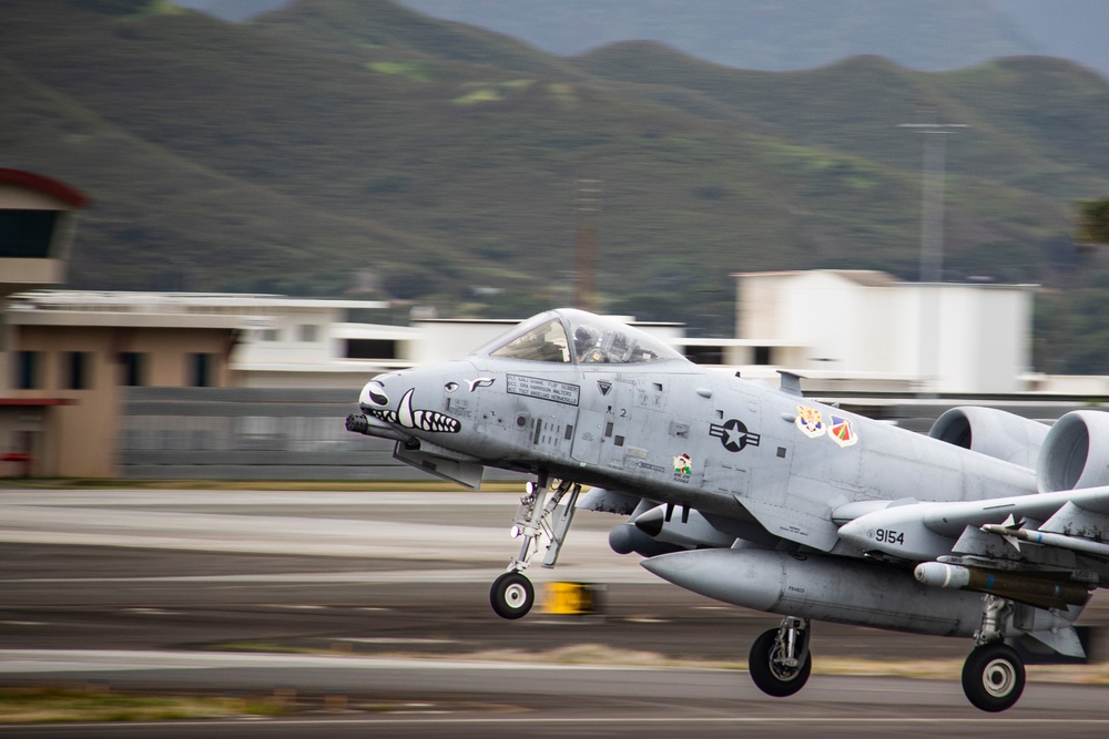 924th Fighter Group A-10 Thunderbolt II Takes Off for RIMPAC 2024