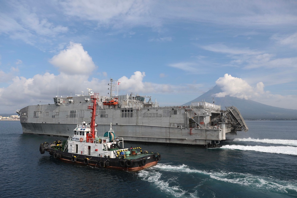 USNS City of Bismarck Arrives in Legazpi, Philippines for Pacific Partnership 24-2