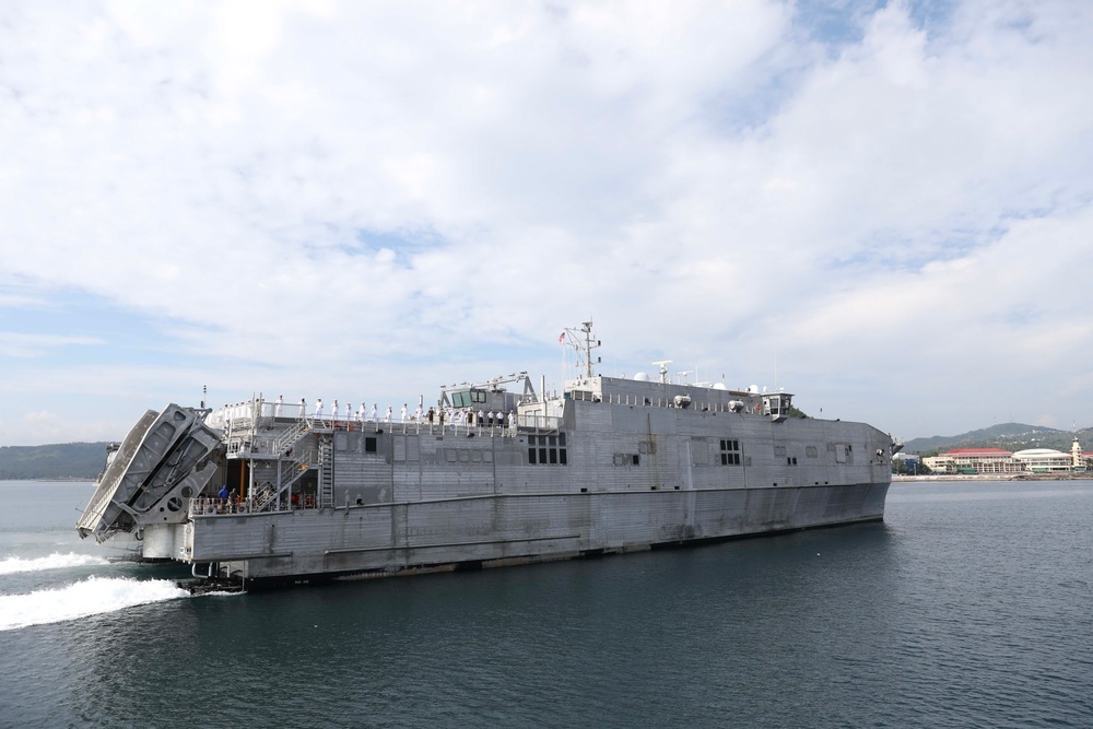 USNS City of Bismarck Arrives in Legazpi, Philippines for Pacific Partnership 24-2