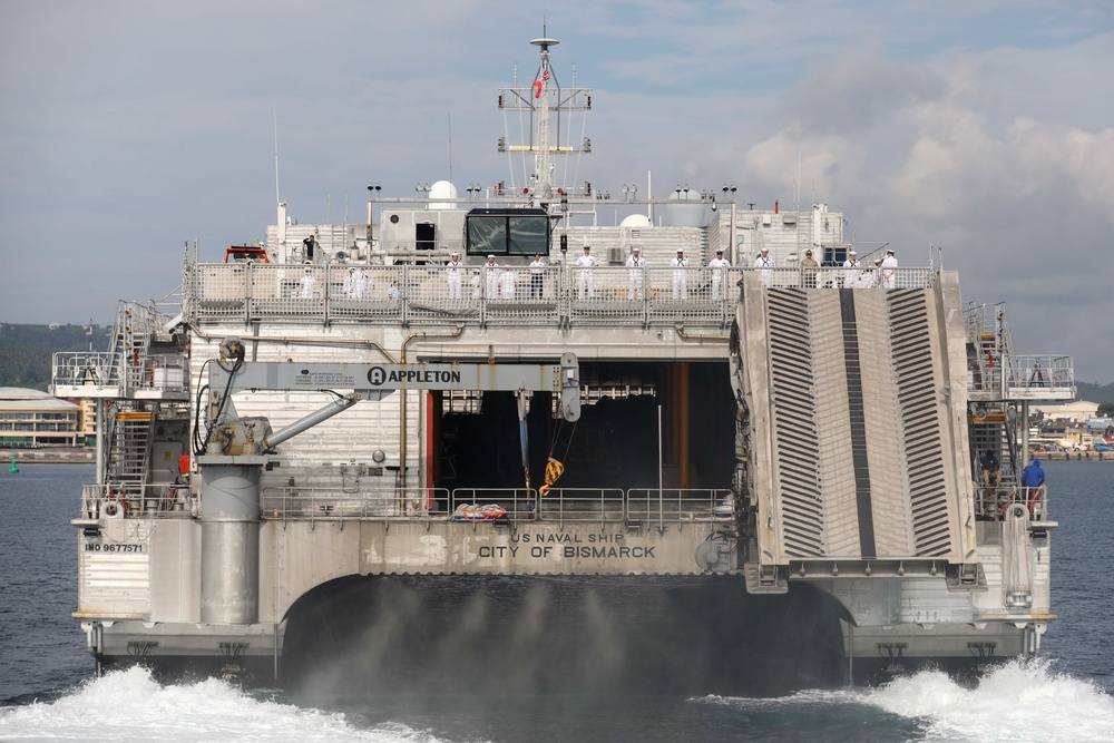 USNS City of Bismarck Arrives in Legazpi, Philippines for Pacific Partnership 24-2