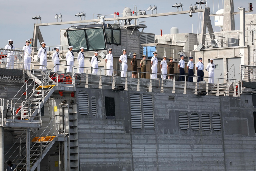 USNS City of Bismarck Arrives in Legazpi, Philippines for Pacific Partnership 24-2