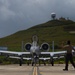 U.S. Air Force A-10 on the runway during RIMPAC 2024