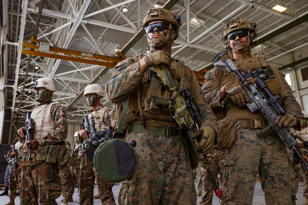 U.S. Marines Conduct Amphibious Raid with Partner Forces