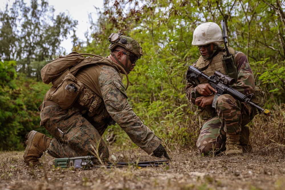 U.S. Marines Conduct Amphibious Raid with Partner Forces